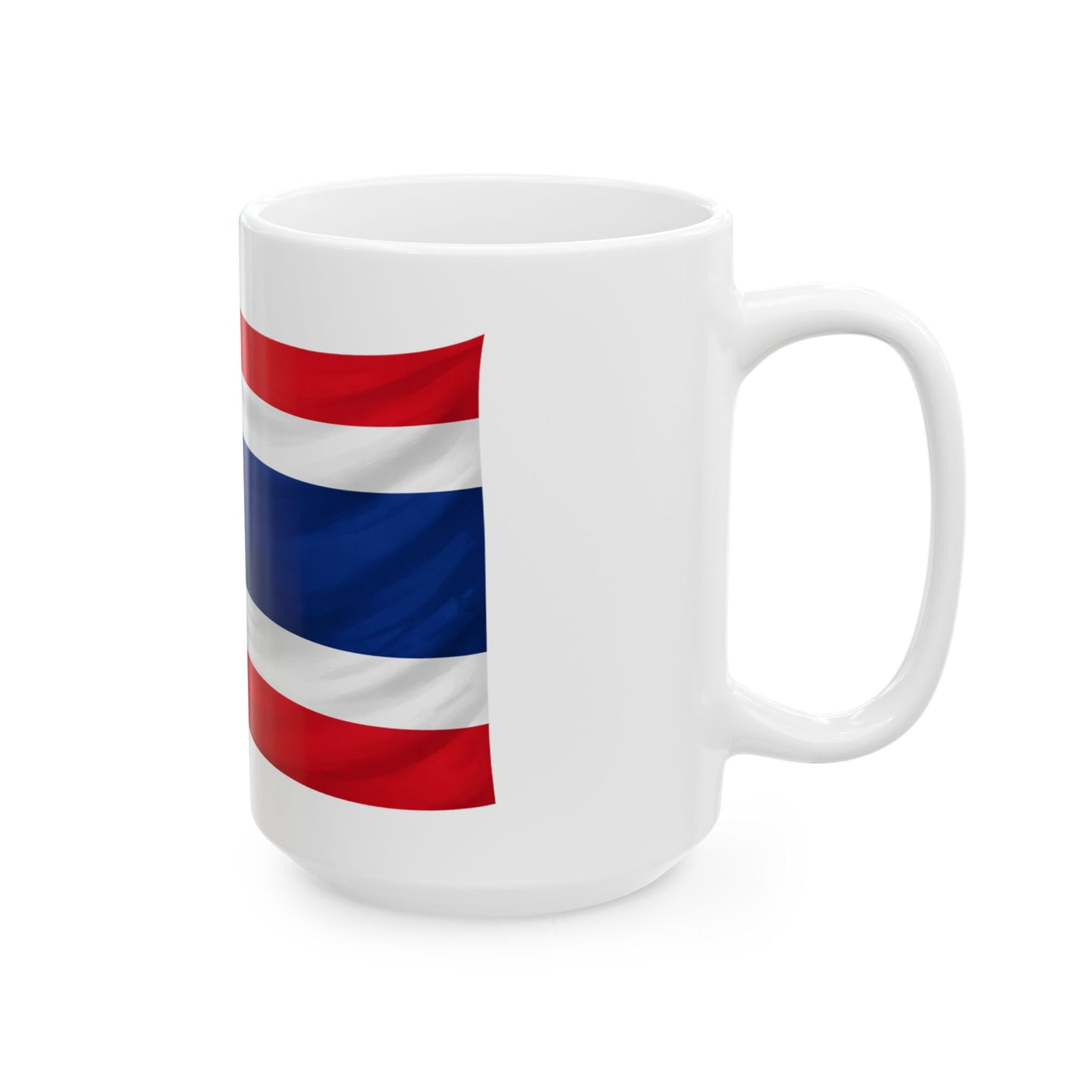 Thailand Flag Ceramic Mug, (11oz, 15oz)