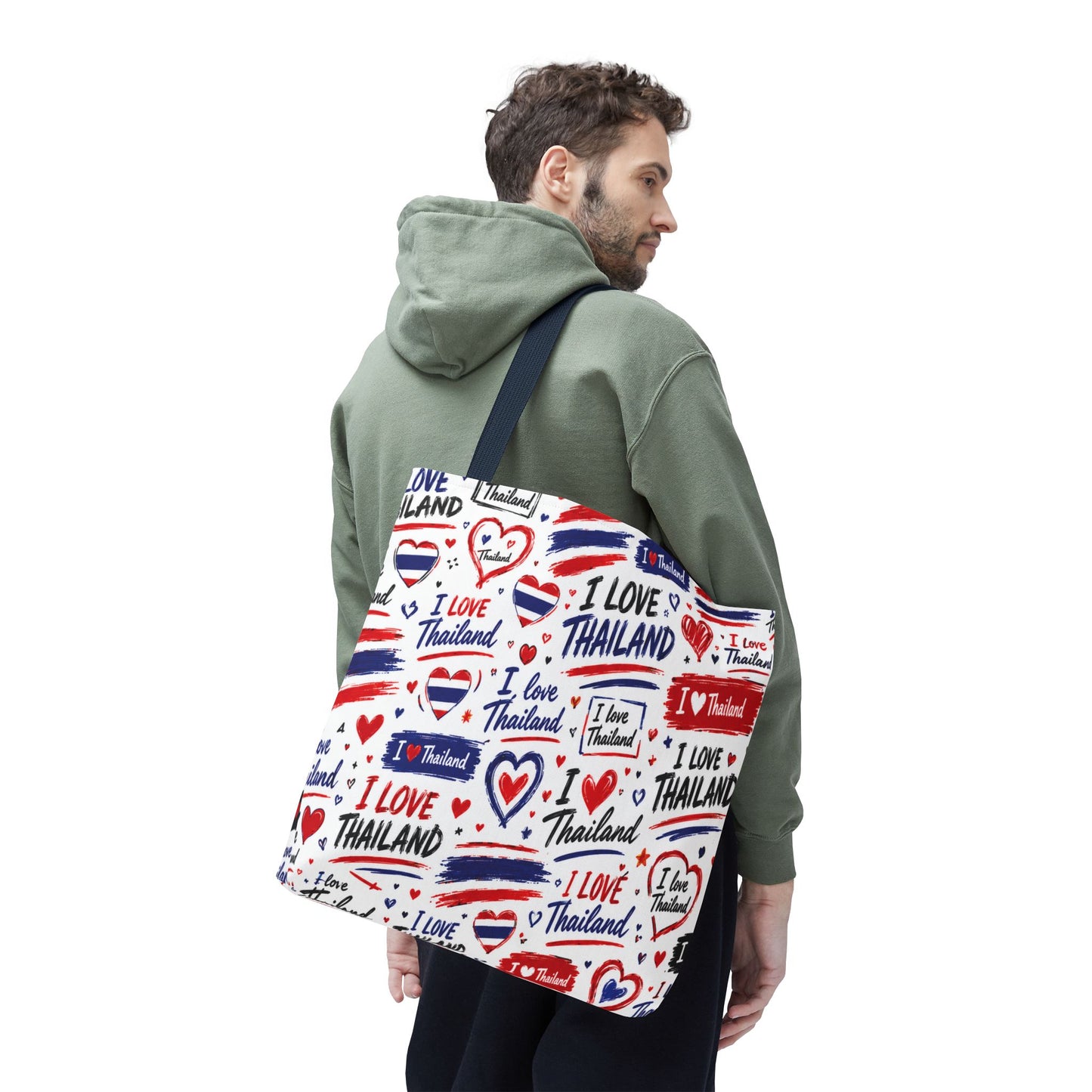 I love Thailand Tote Bag Wide Bottom