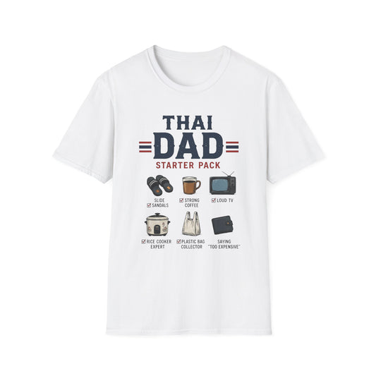 Thai Dad Starter Pack Tee (Funny Gift for Fathers)