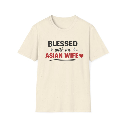 Bless With An Asian Wife Softstyle T-Shirt