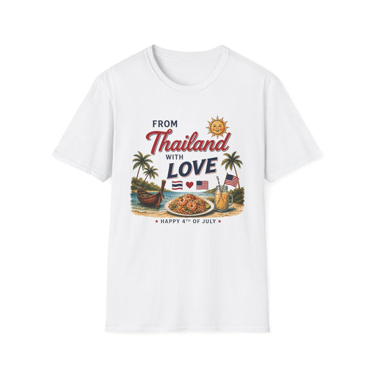 From Thailand With Love. 4th of July Unisex Tee