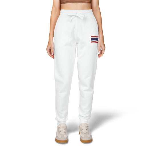 Thailand Flag Unisex Fleece Sweatpants (Embroidery)