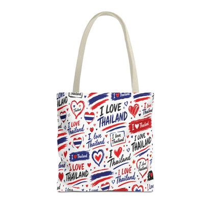 I love Thailand Tote Bag Wide Bottom