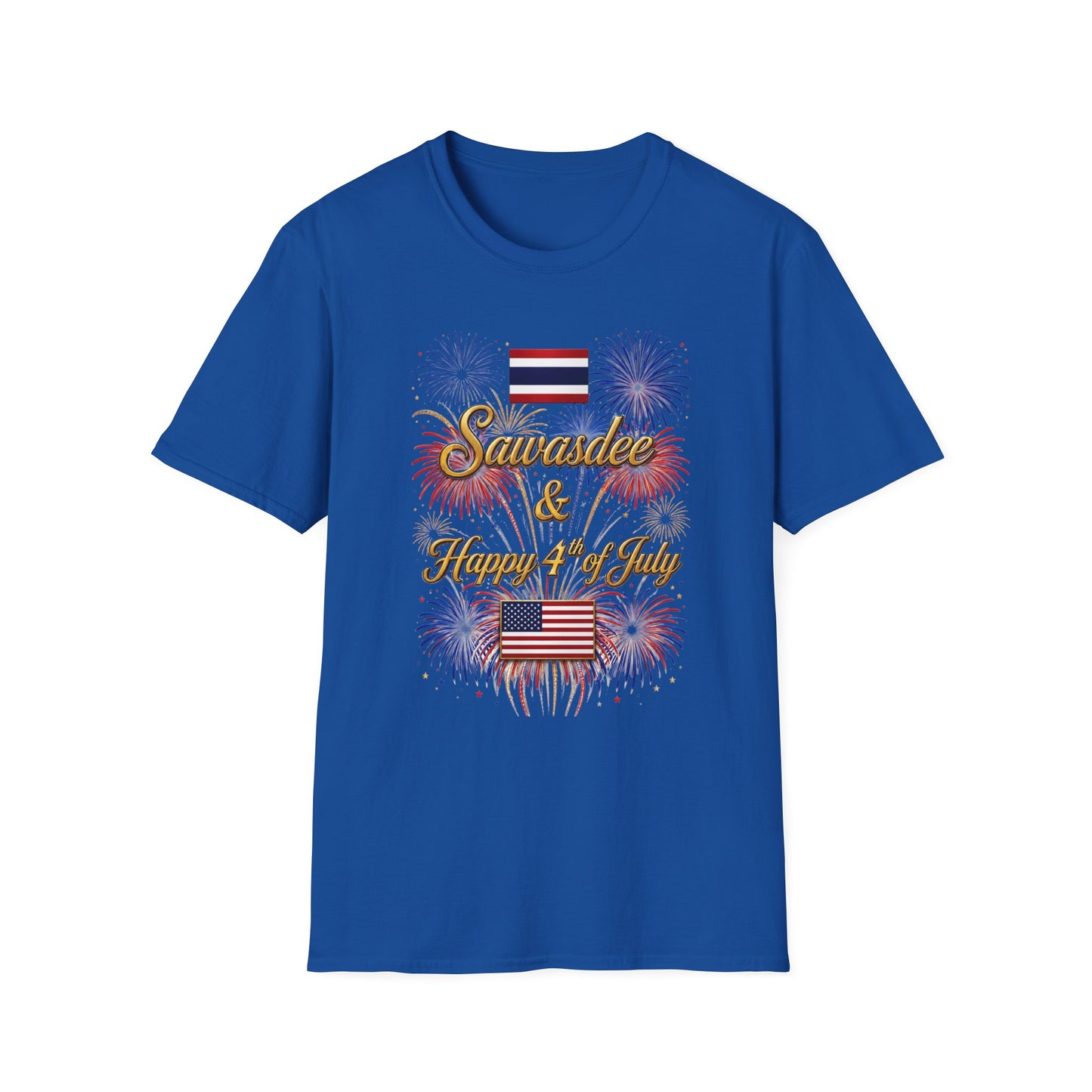 Sawasdee & Happy 4th of July Tee