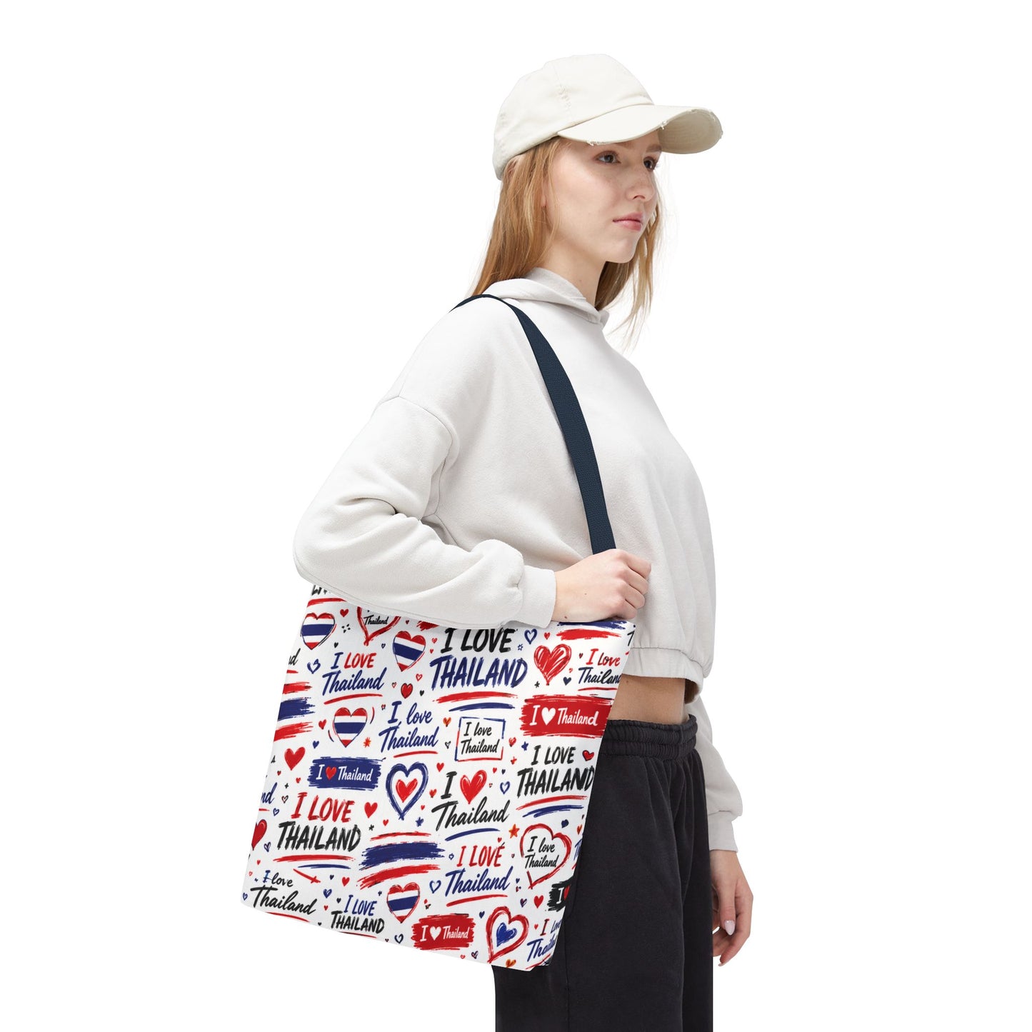 I love Thailand Tote Bag Wide Bottom