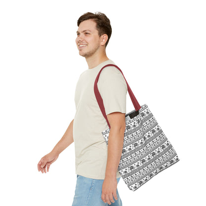 Thai Elephant Tote Bag - Patterned AOP