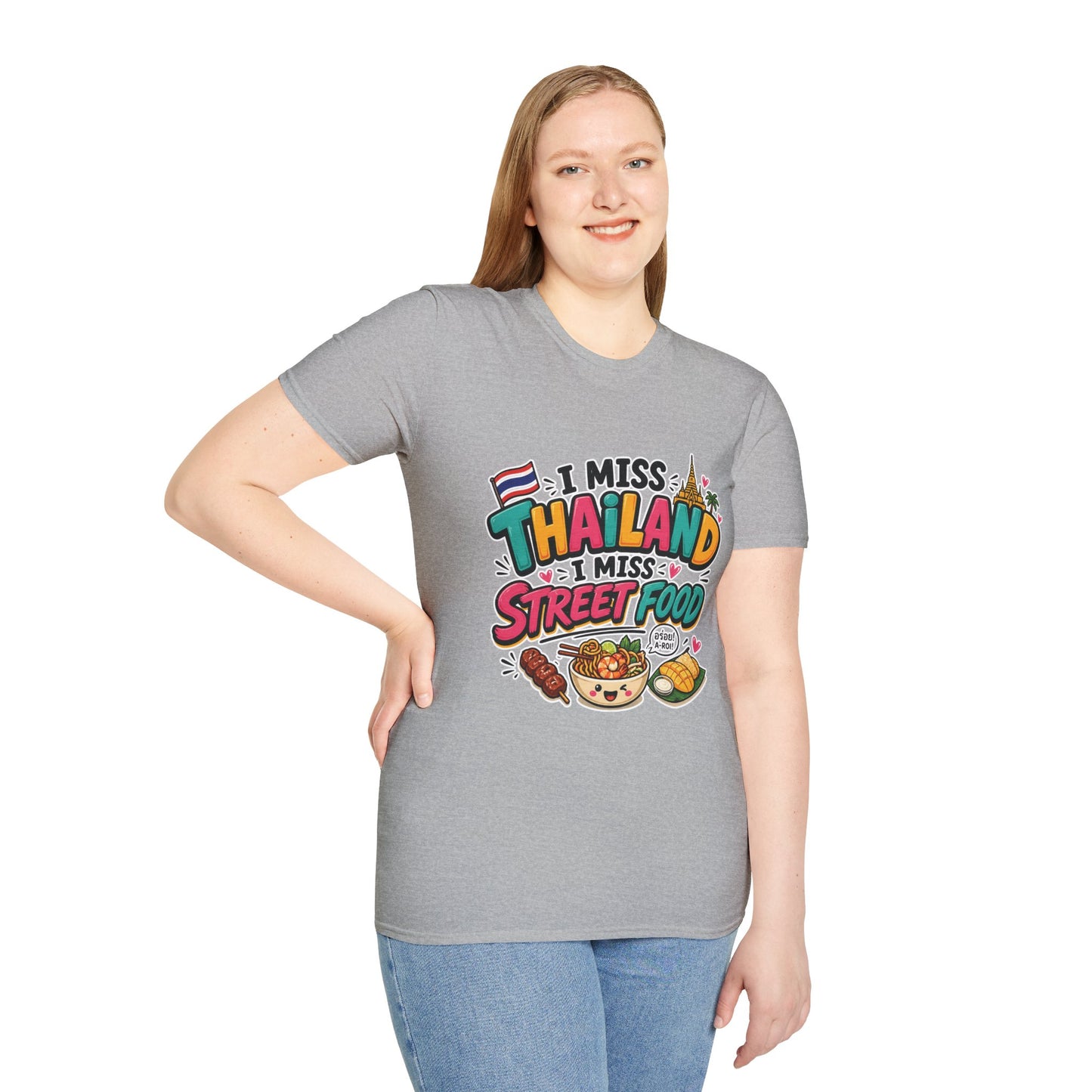 I Miss Thailand I Miss Street Food Unisex Softstyle Tee