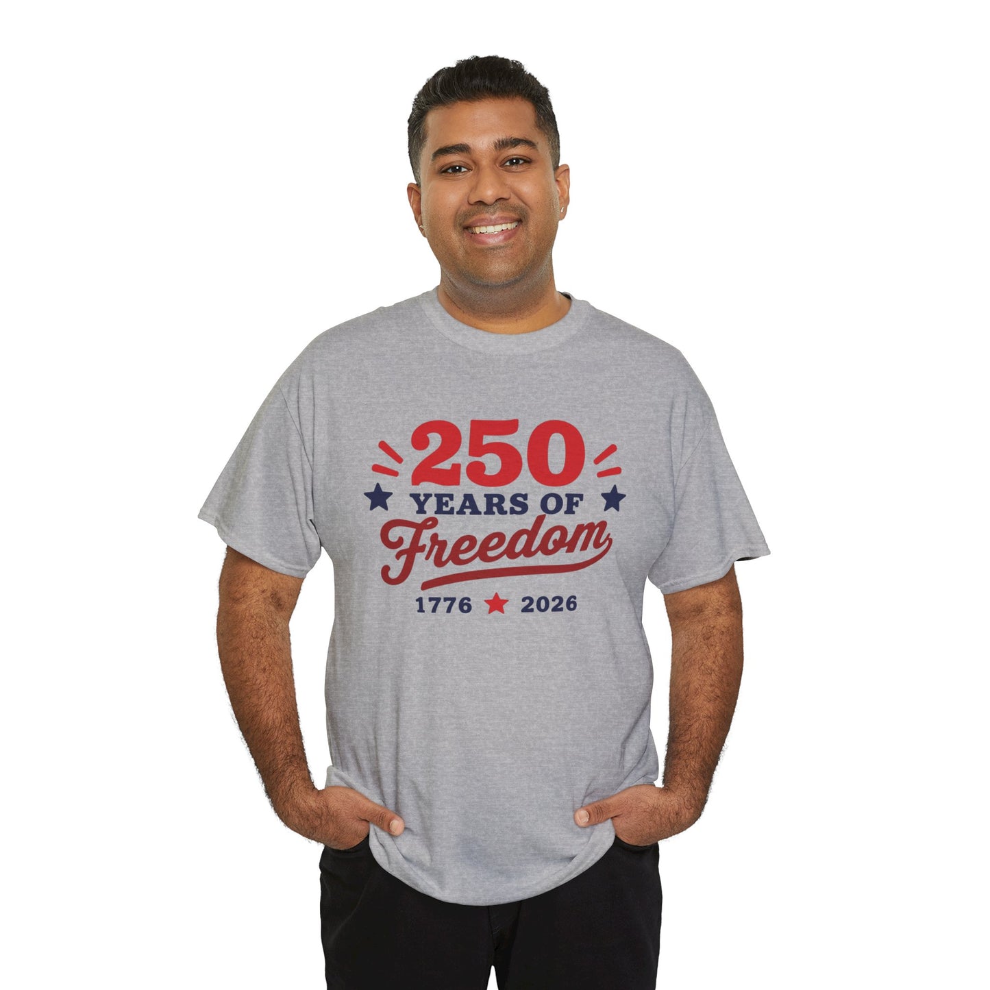 250 Years of Freedom 1776–2026 Unisex Tee