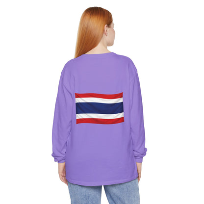 Thailand Flag (back only) Long Sleeve T-Shirt
