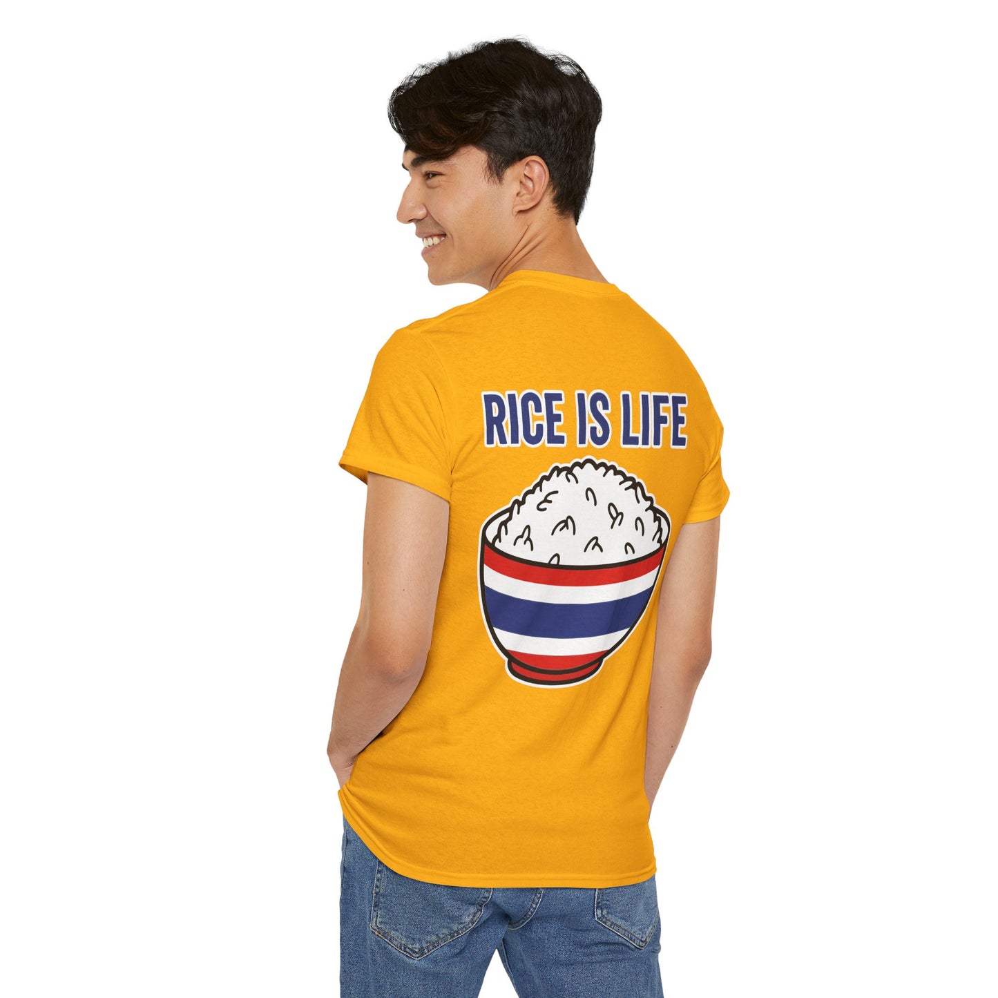 Rice is Life (Back) Heavy Cotton Tee