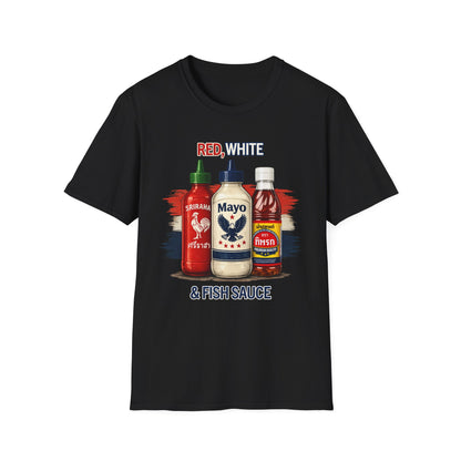 Red, White & Fish Sauce Tee