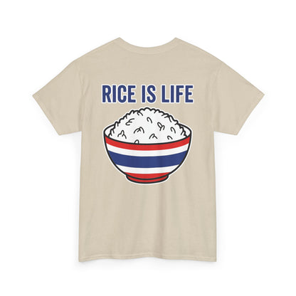 Rice is Life (Back) Heavy Cotton Tee