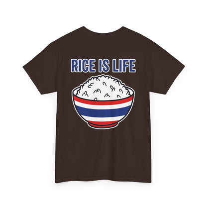 Rice is Life (Back) Heavy Cotton Tee