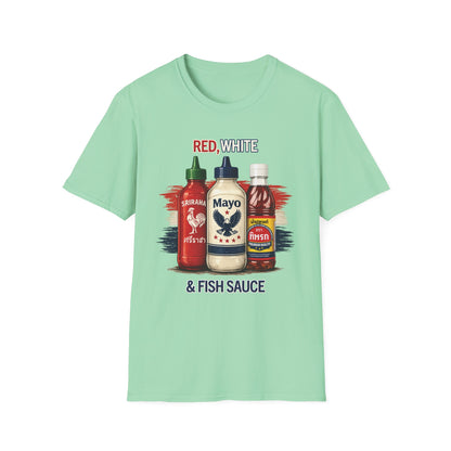 Red, White & Fish Sauce Unisex SoftStyle Tee