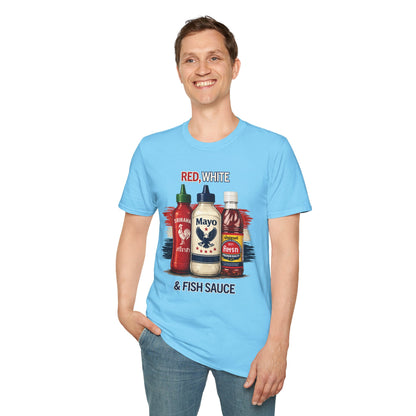 Red, White & Fish Sauce Unisex SoftStyle Tee