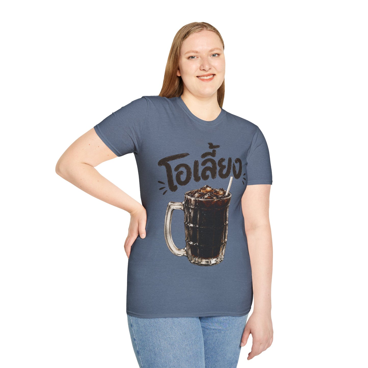 โอเลี้ยง Thai Iced Coffee Unisex SoftStyle Tee