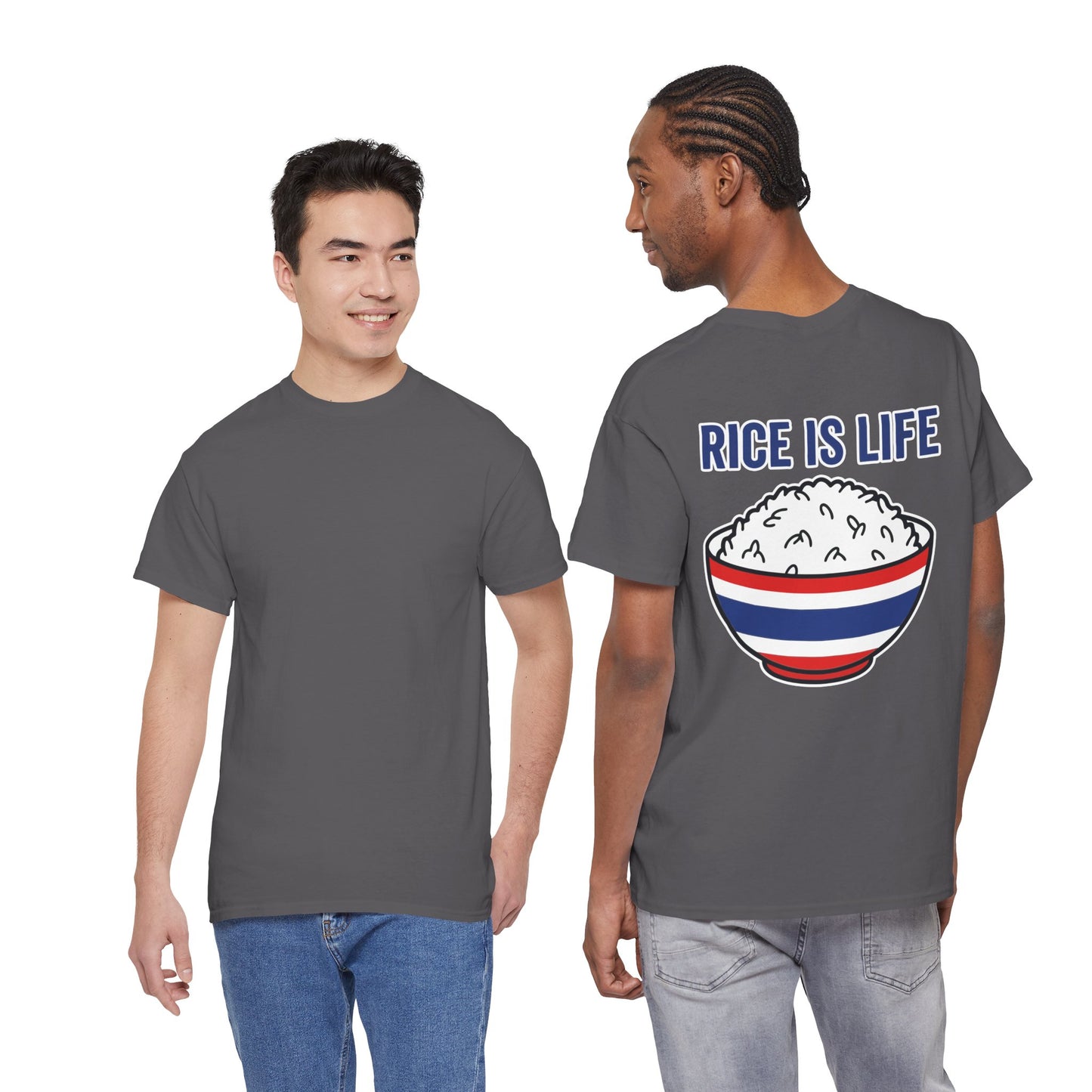 Rice is Life (Back) Heavy Cotton Tee