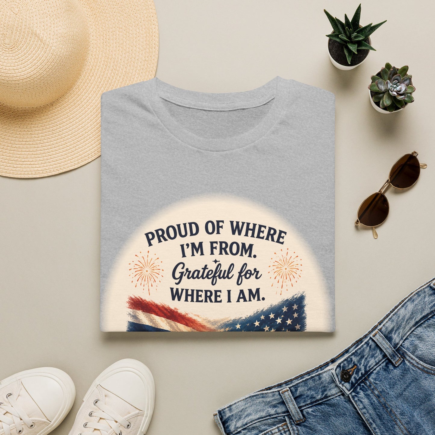 Proud of Where I'm From, Grateful for Where I am tee