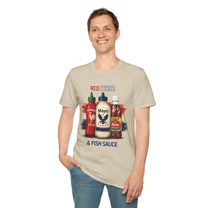 Red, White & Fish Sauce Unisex SoftStyle Tee