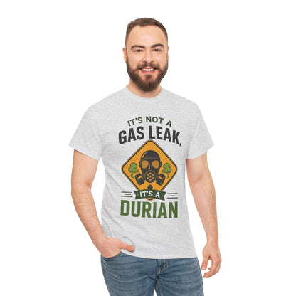 It's Not a Gas Leak, It's a Durian Mask Unisex Heavy Cotton Tee
