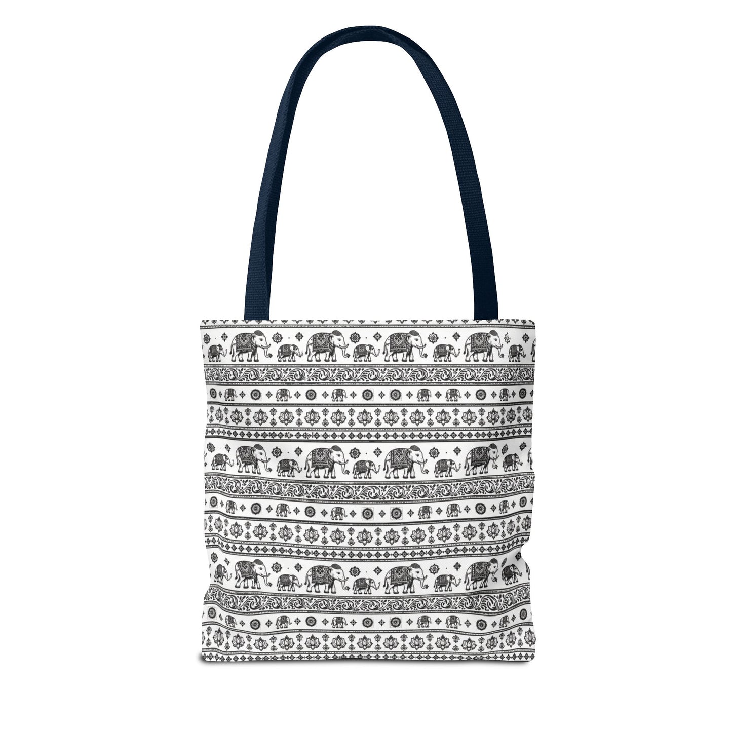 Thai Elephant Tote Bag - Patterned AOP