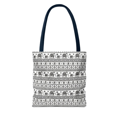 Thai Elephant Tote Bag - Patterned AOP