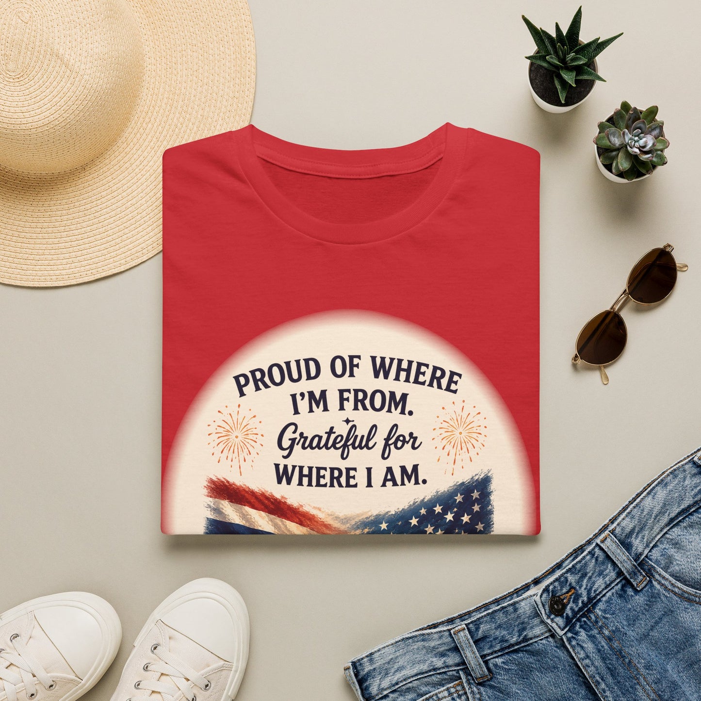 Proud of Where I'm From, Grateful for Where I am tee