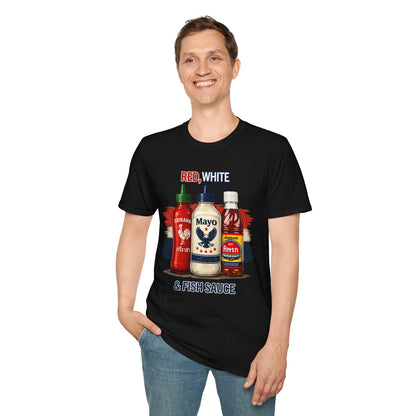 Red, White & Fish Sauce Tee