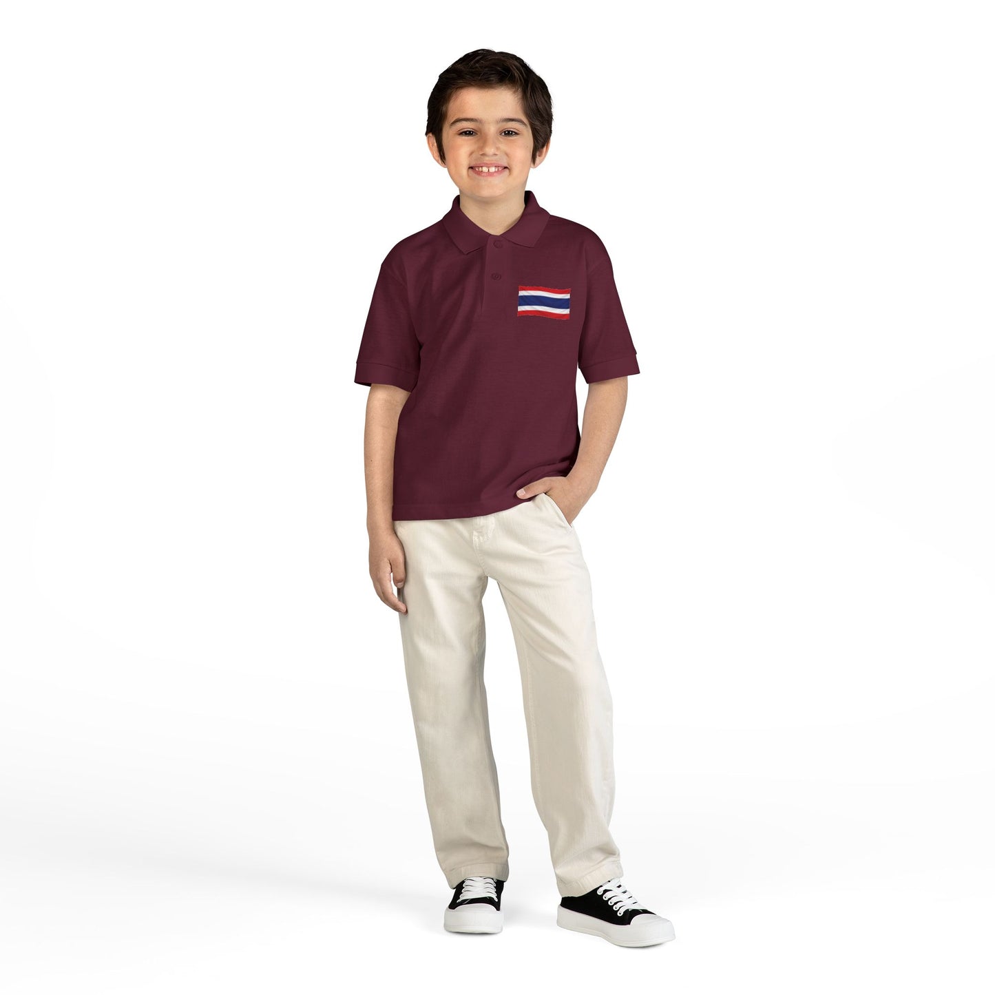 Thailand Flag Youth Polo