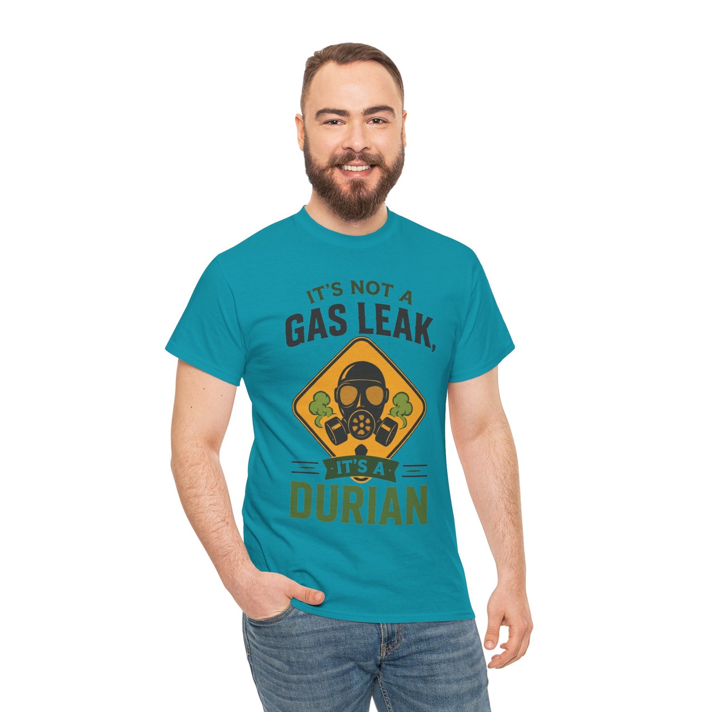 It's Not a Gas Leak, It's a Durian Mask Unisex Heavy Cotton Tee