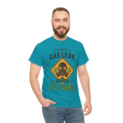 It's Not a Gas Leak, It's a Durian Mask Unisex Heavy Cotton Tee