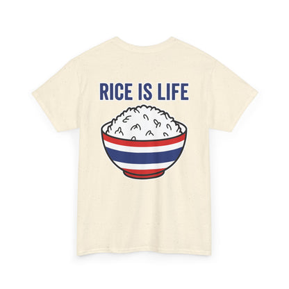 Rice is Life (Back) Heavy Cotton Tee