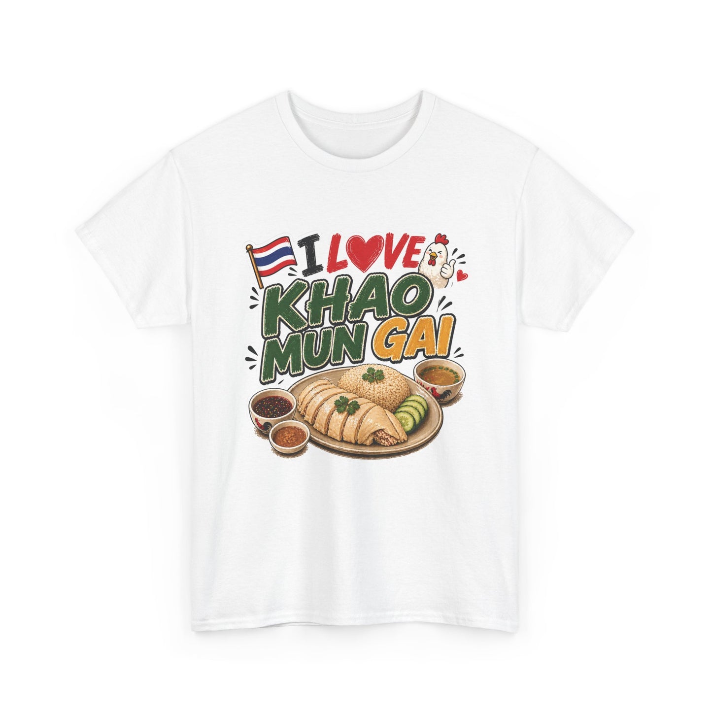 I Love Khao Mun Gai Unisex Tee