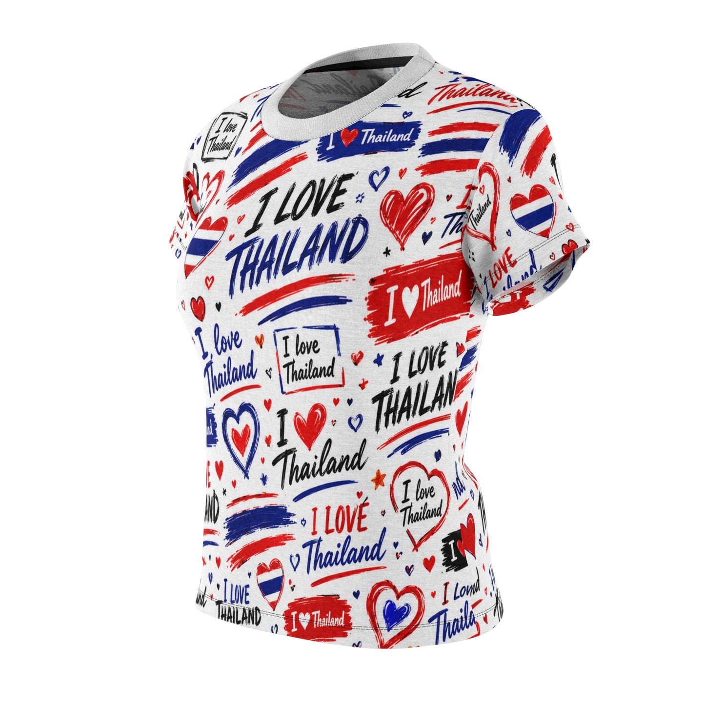 I Love Thailand Women's Cut & Sew Tee (AOP)