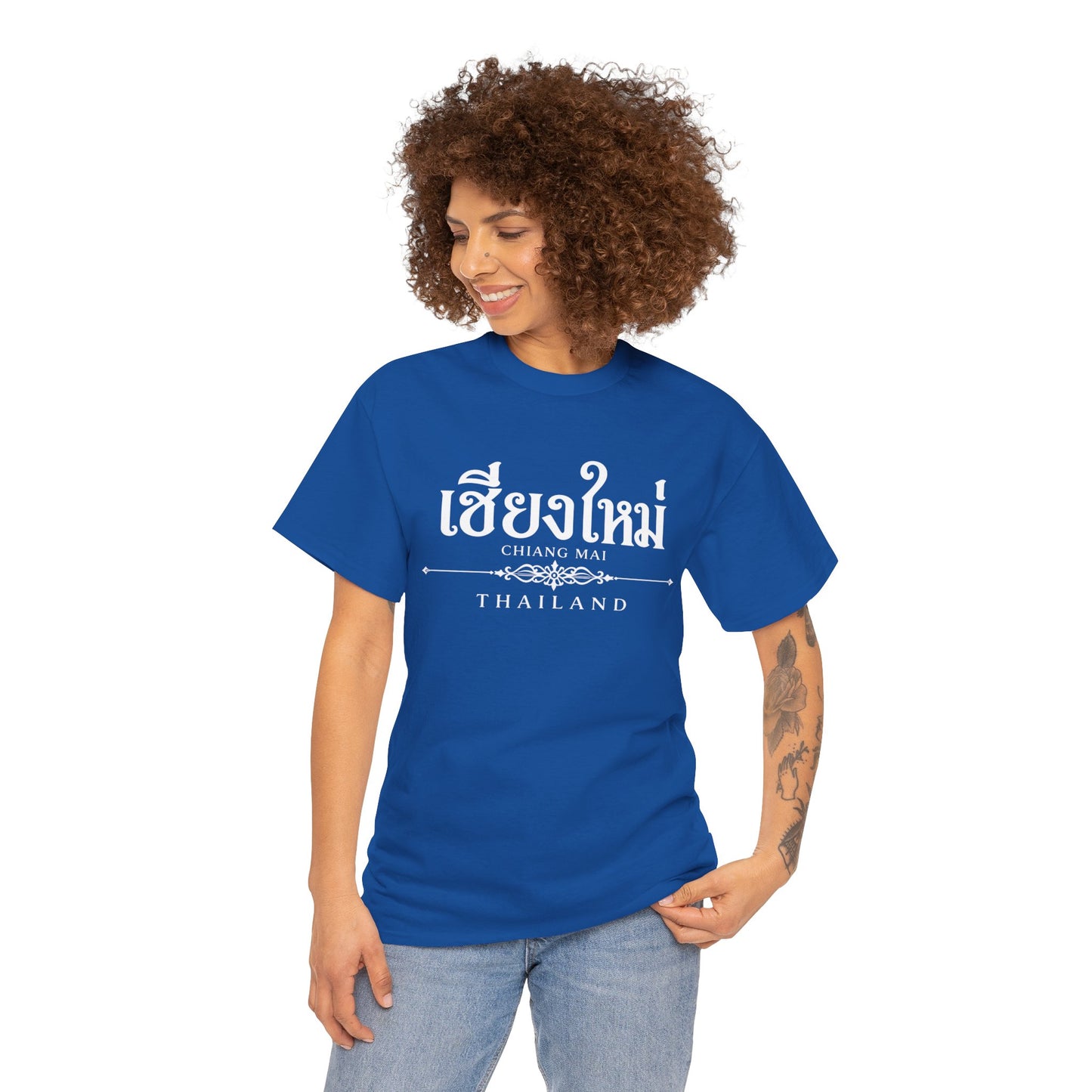 เชียงใหม่ (Chiang Mai) Unisex Heavy Cotton Tee