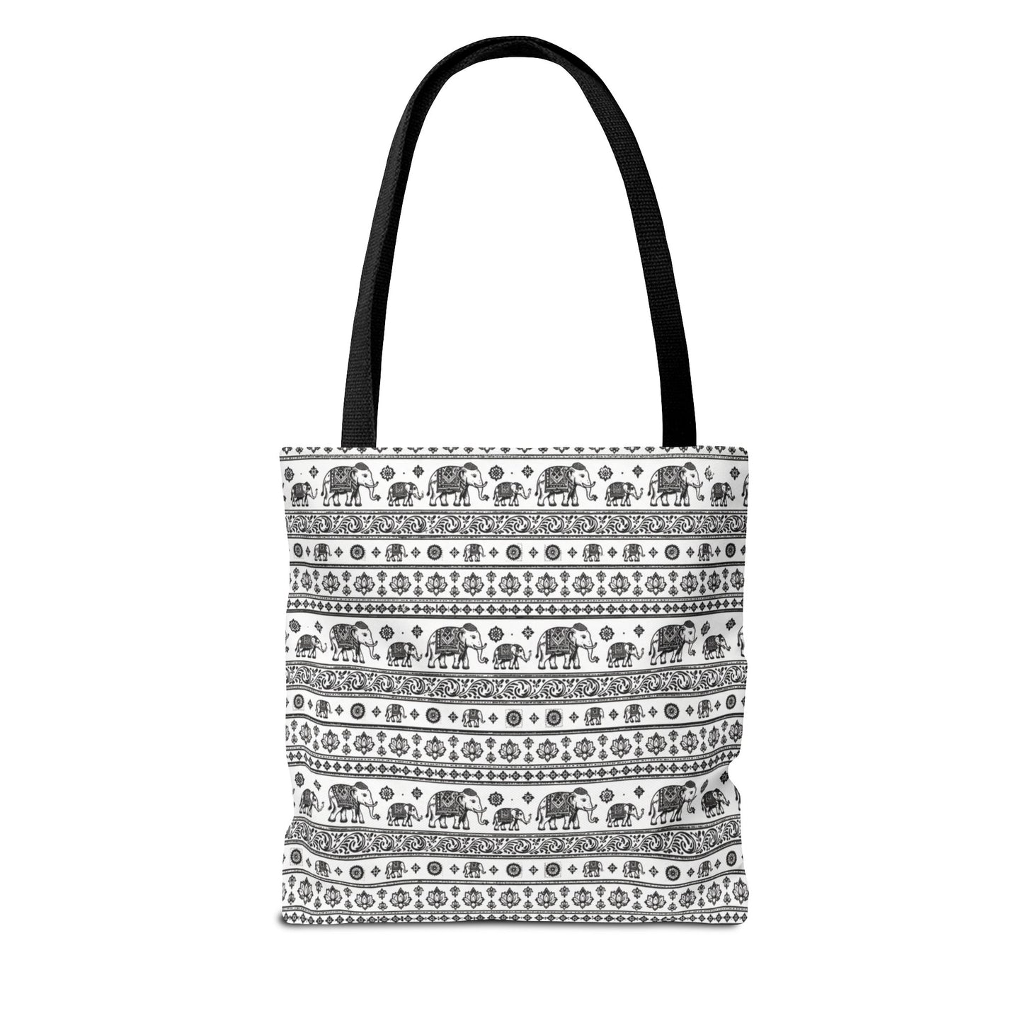 Thai Elephant Tote Bag - Patterned AOP
