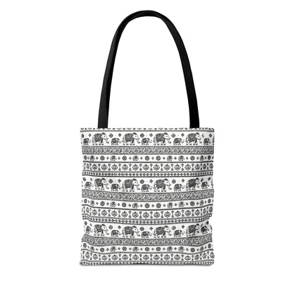 Thai Elephant Tote Bag - Patterned AOP