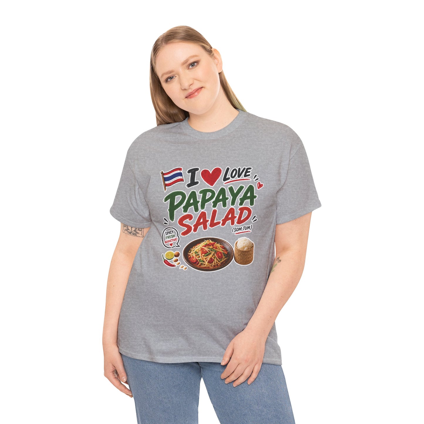 I Love Papaya Salad Unisex Tee