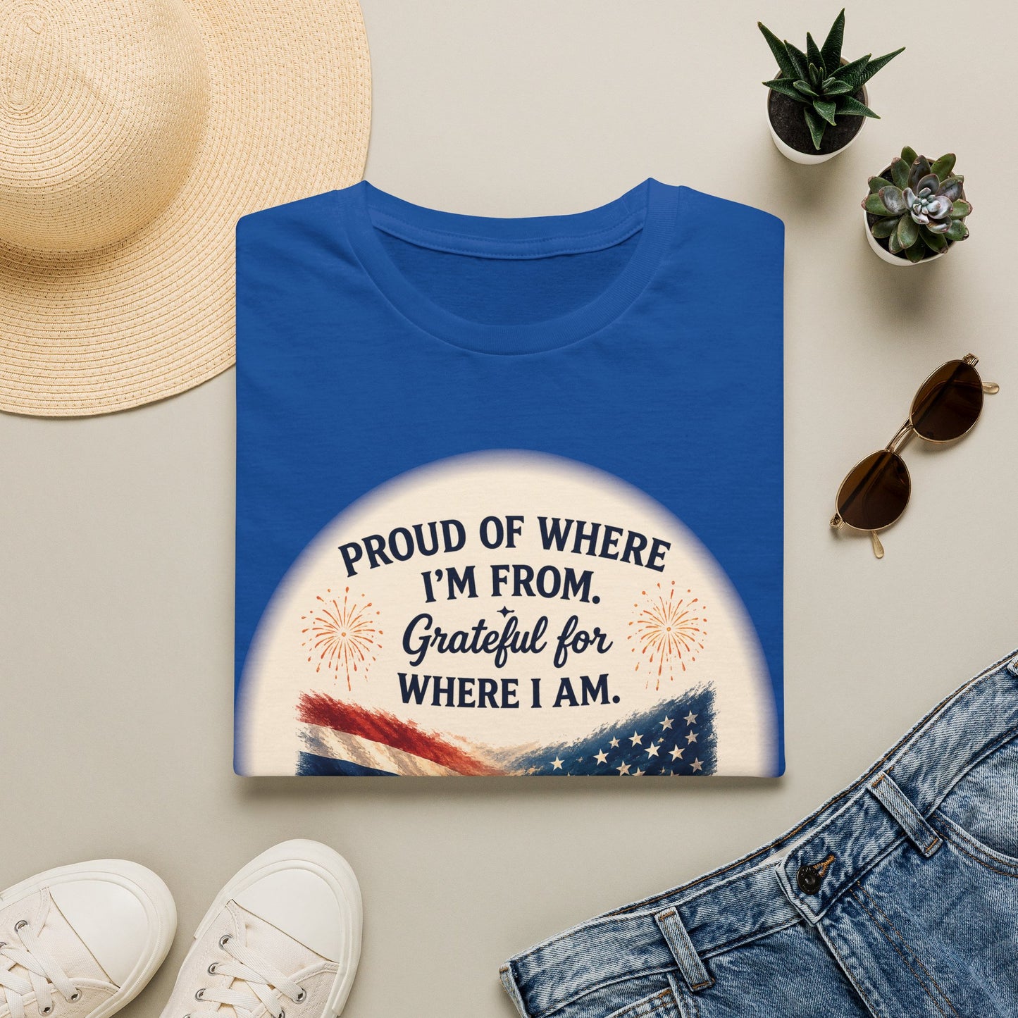 Proud of Where I'm From, Grateful for Where I am tee