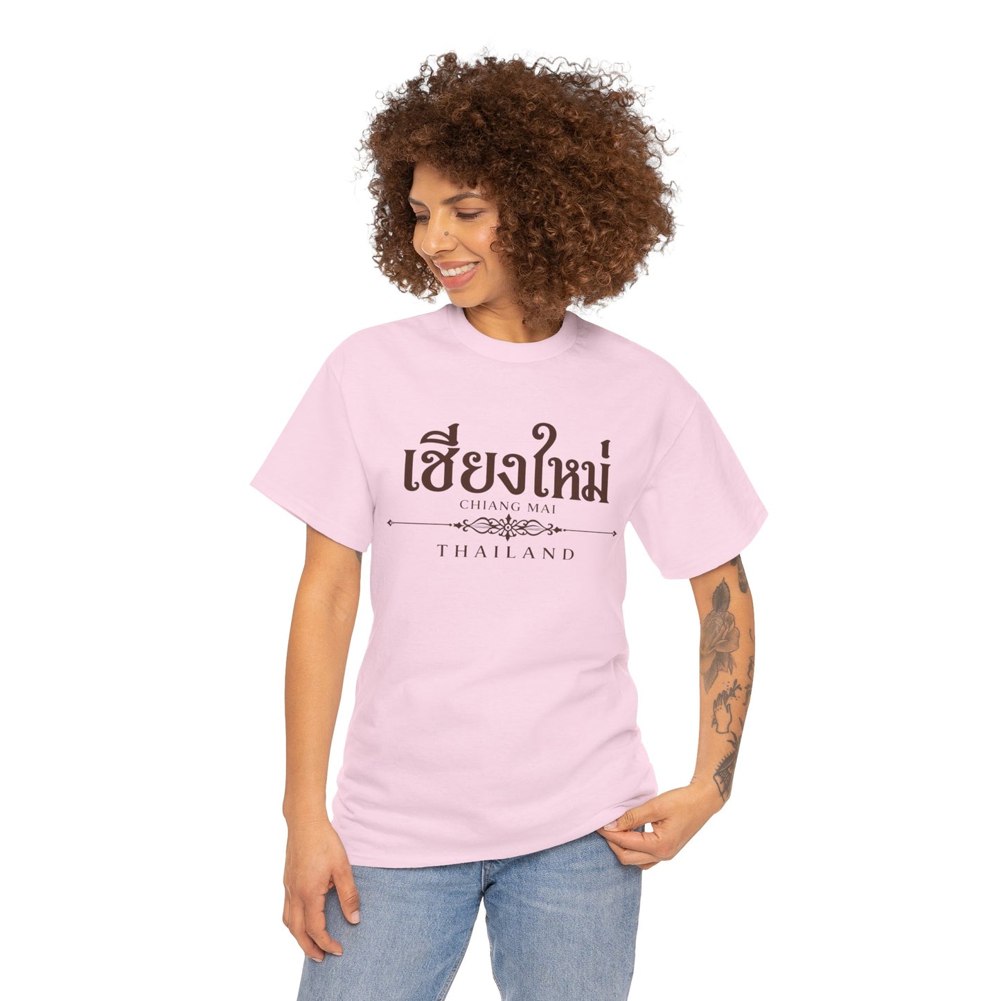 เชียงใหม่ (Chiang Mai) Unisex Heavy Cotton Tee
