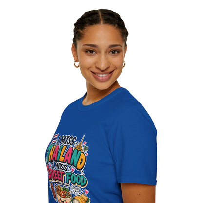 I Miss Thailand I Miss Street Food Unisex Softstyle T-Shirt