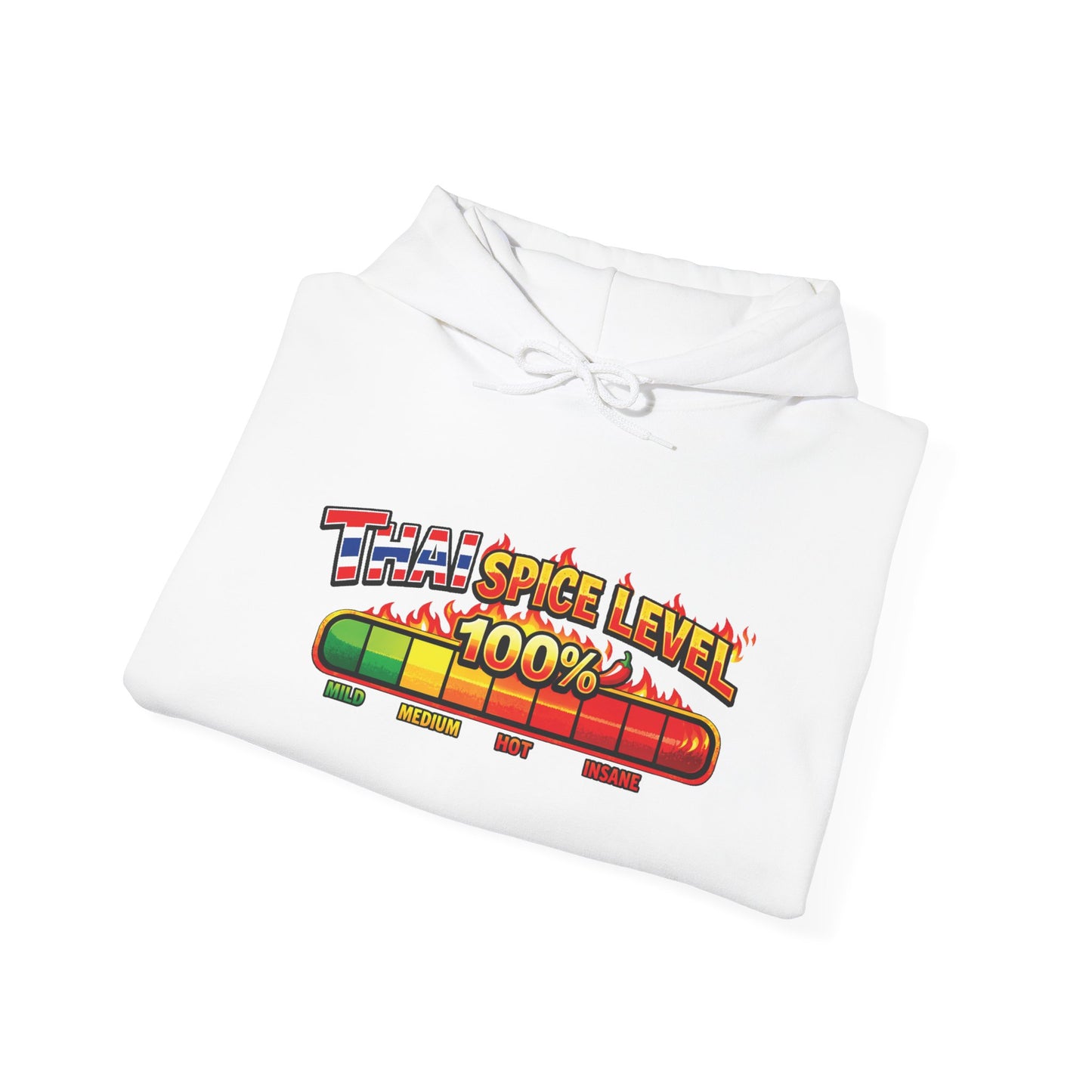Thai Spice Level 100% Men Hooded Sweatshirt