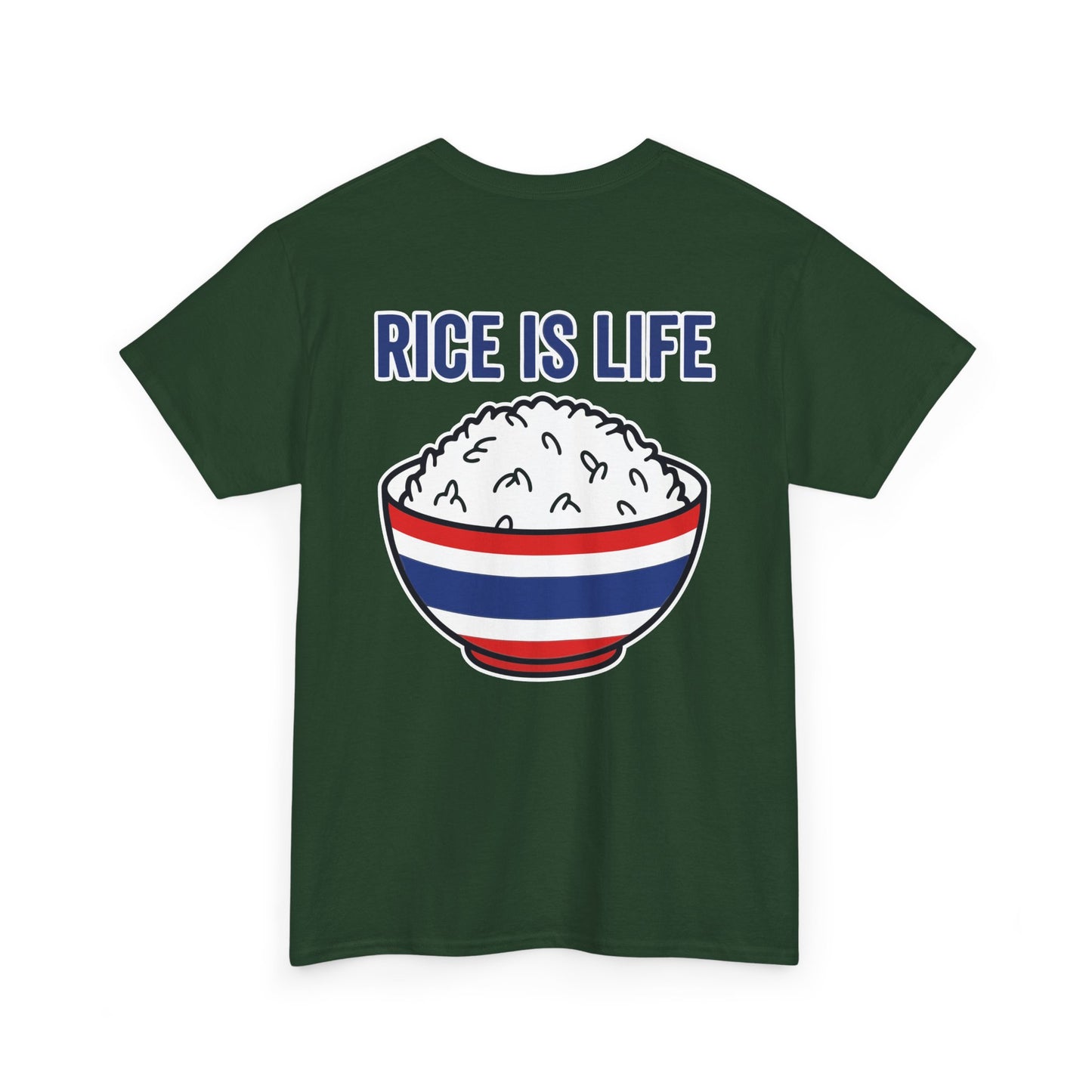 Rice is Life (Back) Heavy Cotton Tee