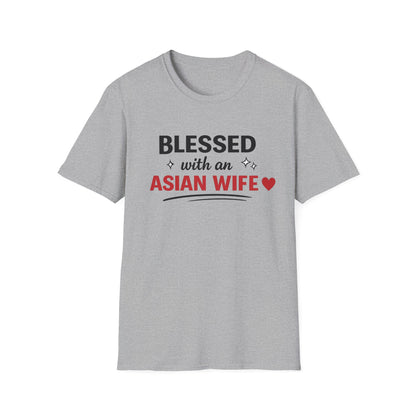 Bless With An Asian Wife Softstyle T-Shirt