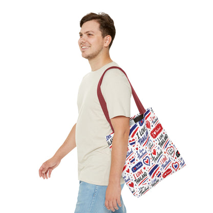 I love Thailand Tote Bag Wide Bottom
