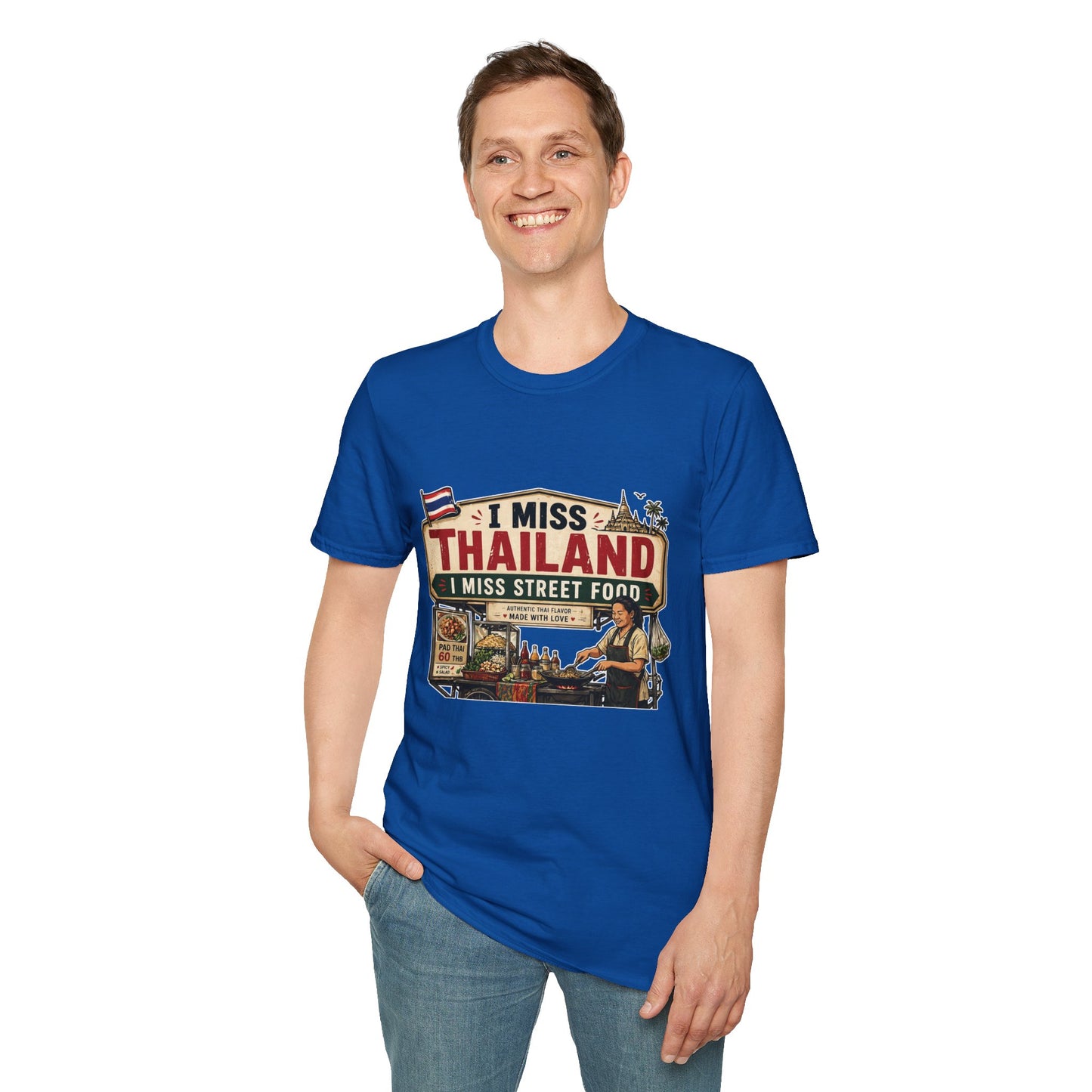 I Miss Thailand I Miss Street Food Unisex SoftStyle Tee