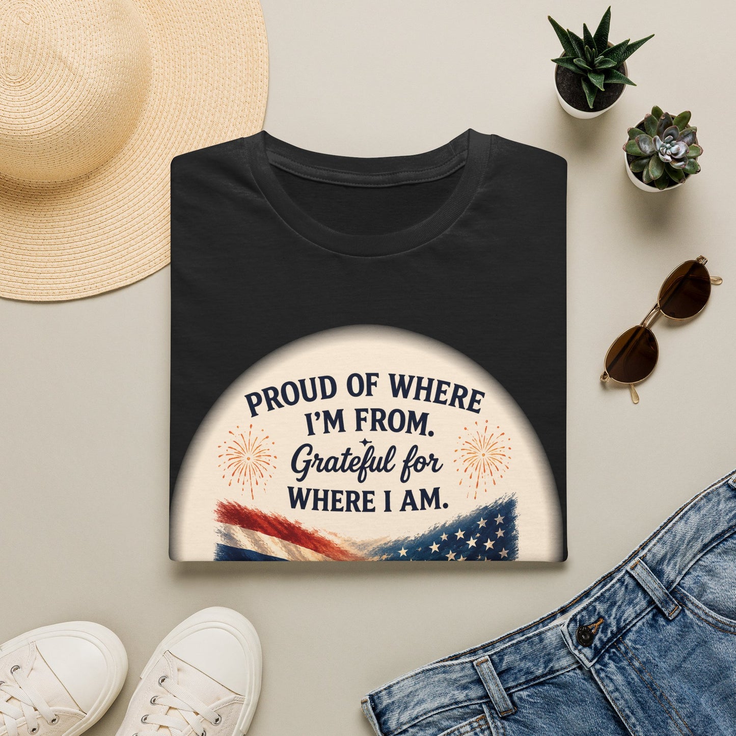 Proud of Where I'm From, Grateful for Where I am tee