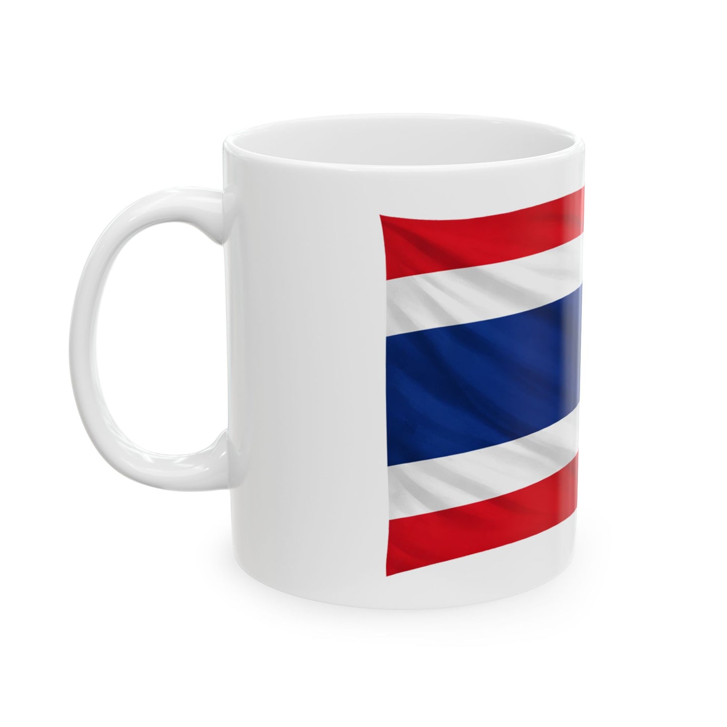 Thailand Flag Ceramic Mug, (11oz, 15oz)