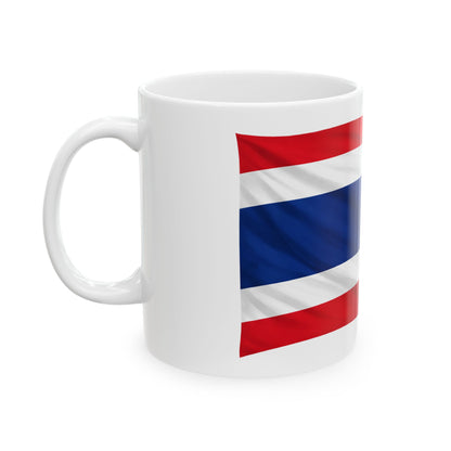 Thailand Flag Ceramic Mug, (11oz, 15oz)