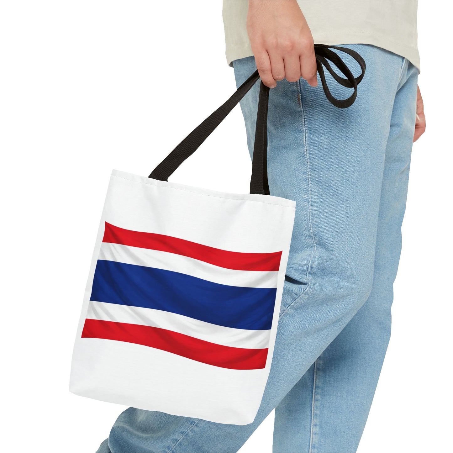 I heart Thailand with Thailand flag Tote Bag (AOP)